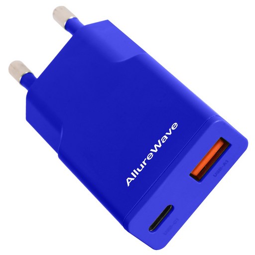 얼루어웨이브 초슬림 Gan PD3.0 PPS 30W 2포트 C타입 초고속 충전기 어댑터