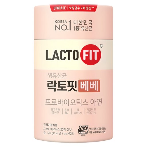 락토핏 생유산균 베베 60포