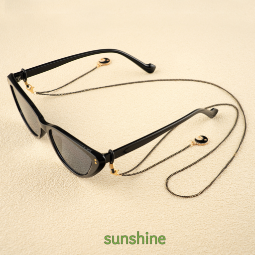 SUNSHINE 고급 체인 선글라스 스트랩 마스크줄