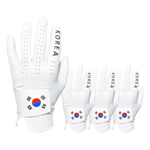 국가대표 남성용 올양피 태극기 골프장갑 왼손용