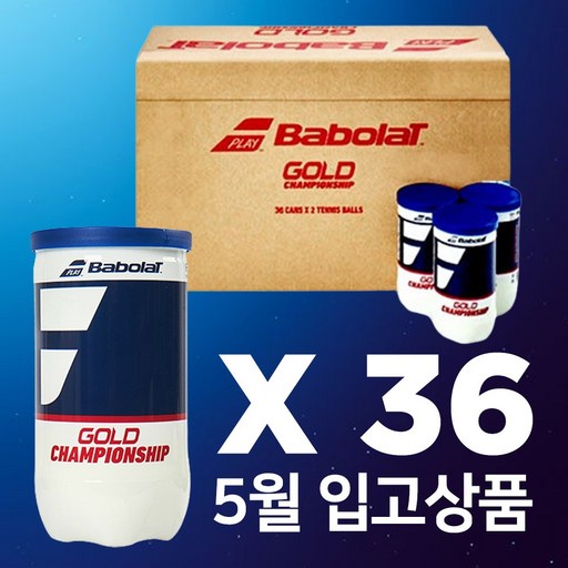 바볼랏 36캔 1박스 테니스공 시합구