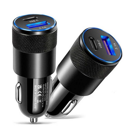 68W PD USB C타입 듀얼 2포트 3.1A 고속 차량용 충전기