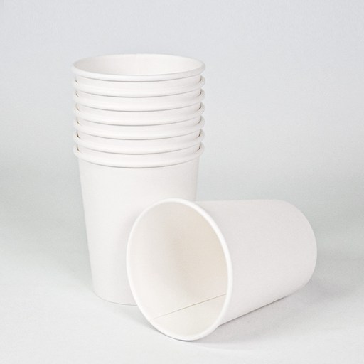흰색 무지 커피컵 300ml