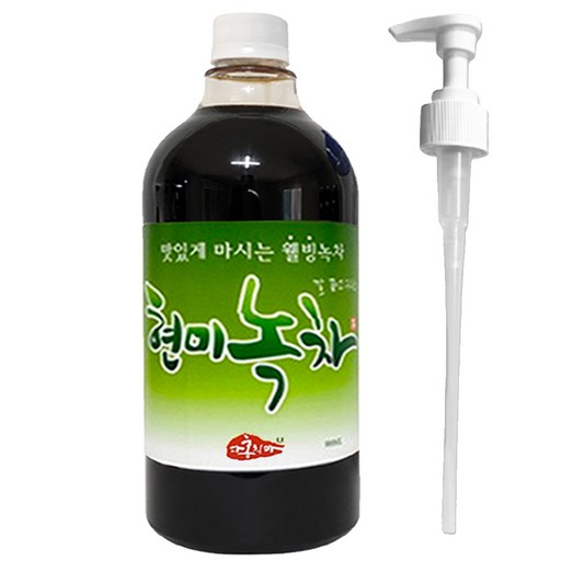 홍치마 대용량 현미녹차 진한 고농축 원액 액상 말차 엑기스 950ml 다홍치마 (물병 X)