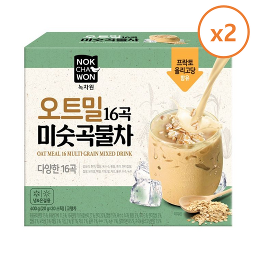 녹차원 오트밀 16곡 미숫곡물차
