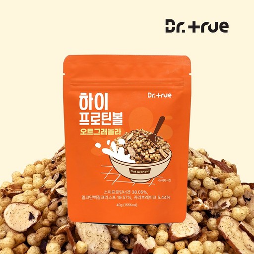 닥터트루 하이 프로틴 볼 다이어트 그레놀라 시리얼 저당 오트 그래놀라
