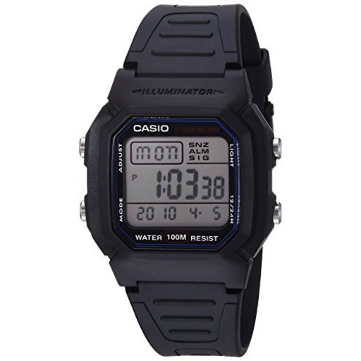 Casio 카시오 W-800H-1AVCF 남성 손목시계 Mens W800H-1AV Classic Sport Watch with Black Band B001AWZDA4