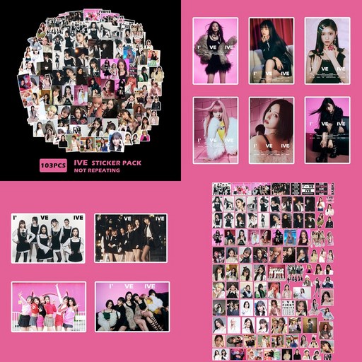아이브 도무송 스티커 2025 시즌그리팅 95장 외 10종 모음