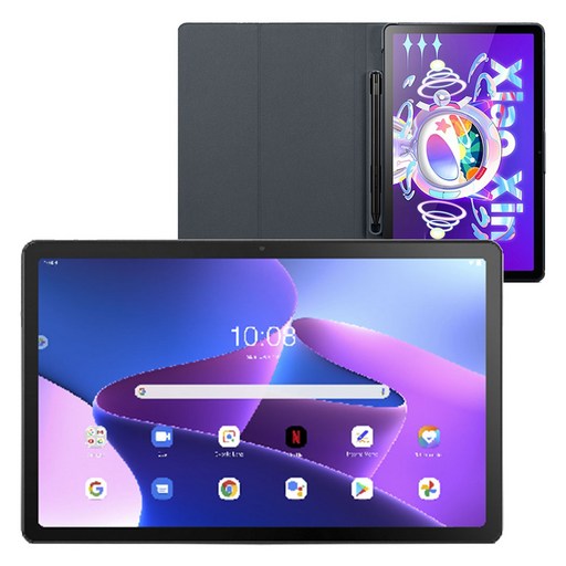 레노버 K10 프로(글로벌 모델 M10 플러스)태블릿 10.61형 4G 2K IPS 옥타코어 한국어 지원 가능 글로벌 버전 (TB223FC) 블랙 4G+128G, 그레이