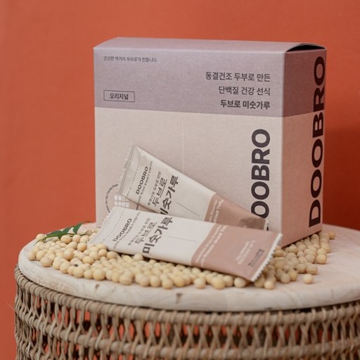 동결건조 두부와 최상급 곡물로 만든 두브로 미숫가루