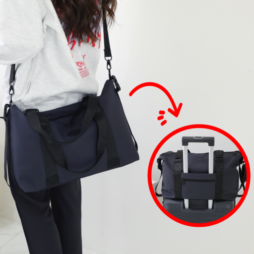 어겐어스 데일리 여행용 보스턴백 캐리어결합 기내반입 대용량 여행가방