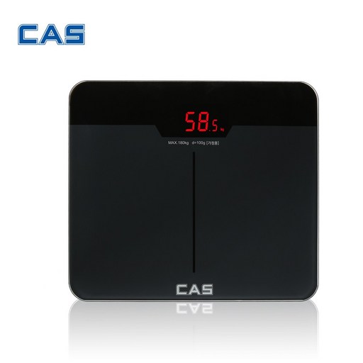 카스 디지털 체중계 X14 리얼블랙 엣지디자인 레드 백라이트 다이어트 몸무게측정 자동체중측정 180kg