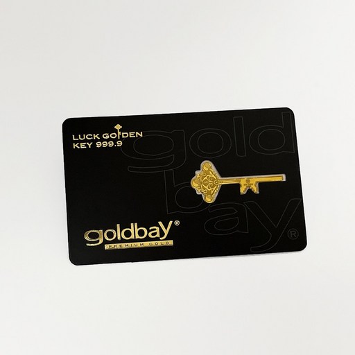 [골드베이미니] 순금열쇠 0.5g 행운의 열쇠 골드바 콩알금 24K 999.9