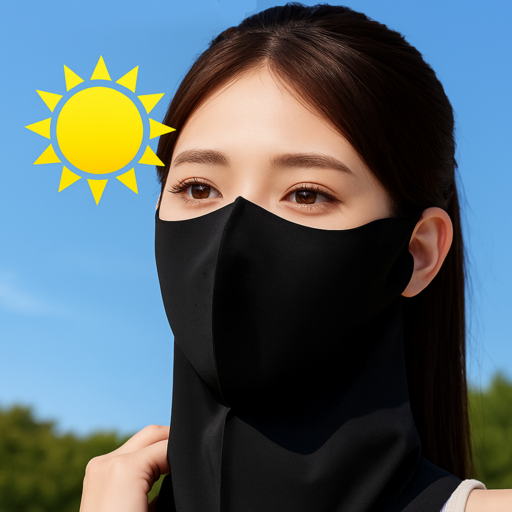 담이몰 시원한 자외선차단 얼굴가리개 마스크
