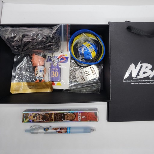 블랙초코 NBA 농구선수 피규어 굿즈 선물세트 농구볼펜증정