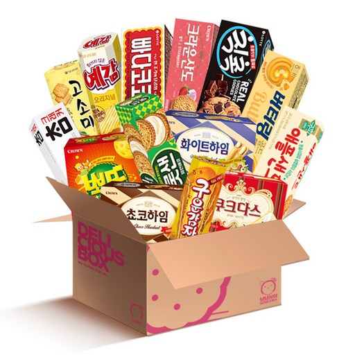 [냠냠상회] 예감 산도 칙촉 구운감자 초코하임 쿠크다스 롯샌 참크래커등 소 곽과자 14종 과자 세트