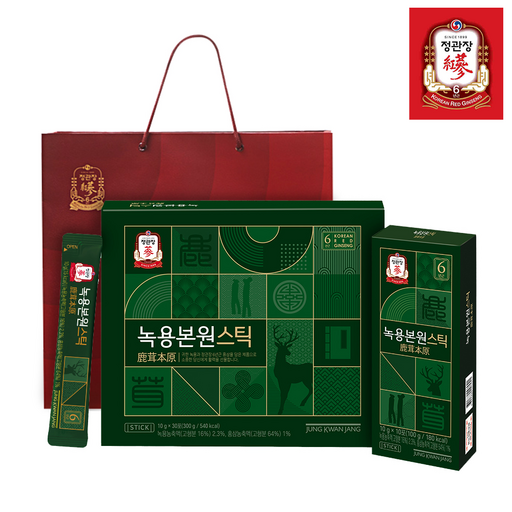 정관장 녹용본원스틱 30p + 쇼핑백