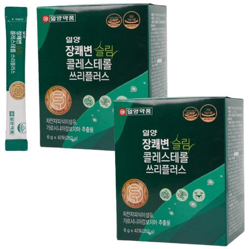 일양 장쾌변 슬림 콜레스테롤 쓰리플러스 / 차전자피 식이섬유 가르시니아 추출물 환 식이섬유환 차전자피환