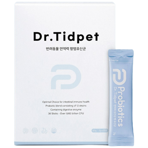 닥터티드펫 강아지 항염 유산균 프로바이오틱스 30포