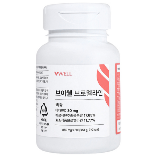 브이웰 브로멜라인 지방분해 파인애플 추출물