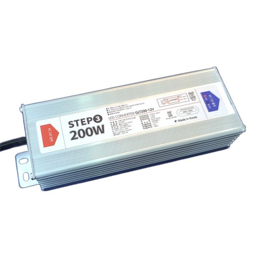 국산 방수 SMPS DC 12V LED 안정기 파워 전원공급장치 200W