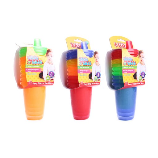 누비 워시 오어 토스 빨대컵 300ml