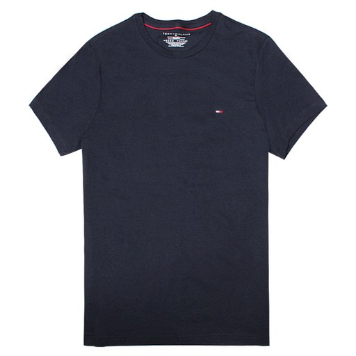Tommy Hilfiger 남녀공용 베이직 로고 반팔 티셔츠