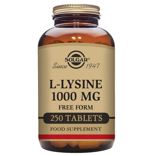 솔가 L-라이신 1000mg 타블렛 글루텐 프리 비건
