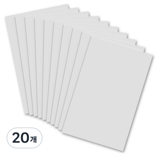다한진 백색 포맥스판 A4(210mm297mm*2T) 두께2mm DIY용 교재용 미술용