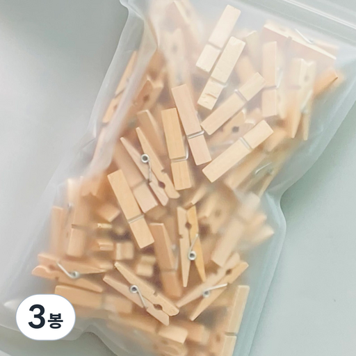 나무집게 35mm 약100개입