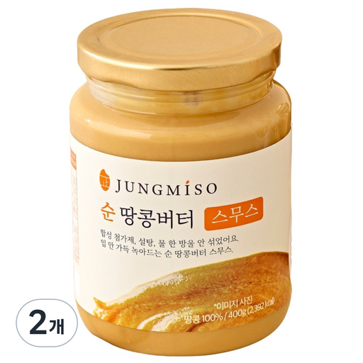 정미소 100% 무첨가 순 땅콩버터 스무스