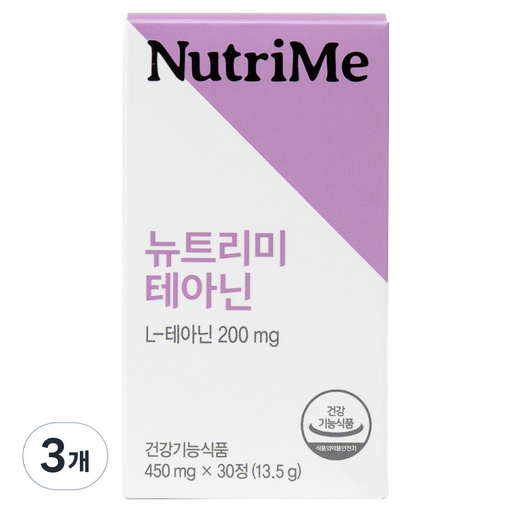 뉴트리미 테아닌 스트레스 긴장완화 L 테아닌 미니 릴렉스 건강기능식품