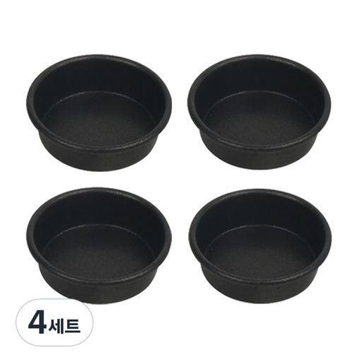 도루떼 몰드(단면코팅) 4개 // 우피파이 초코파이 견과칩