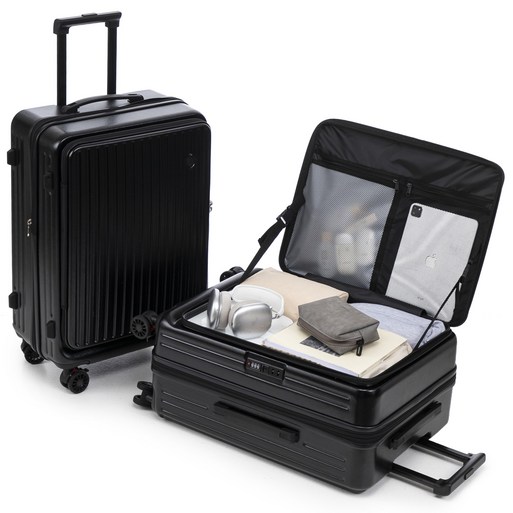 HEZO 전면 오픈 기내용 여행 캐리어 확장형 대용량 20인치 24인치 28인치