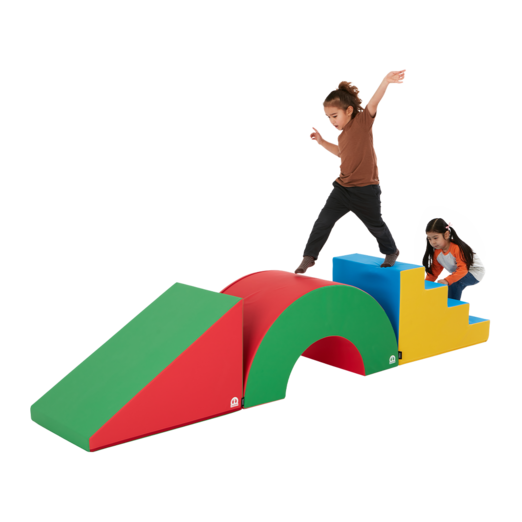 아이소파 챔피온 반달 걷기 세트 CHS04 유아 실내 놀이터 정글짐 미끄럼 체육 매트