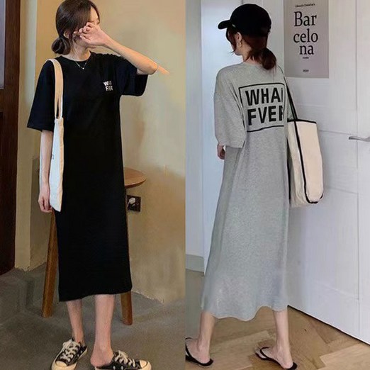 로지 하이슬릿 캐쥬얼 롱 원피스 2종 세트