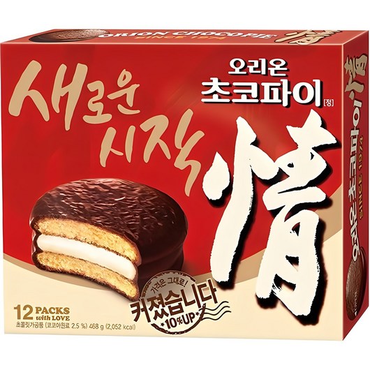 오리온 초코파이 정, 468g, 1개