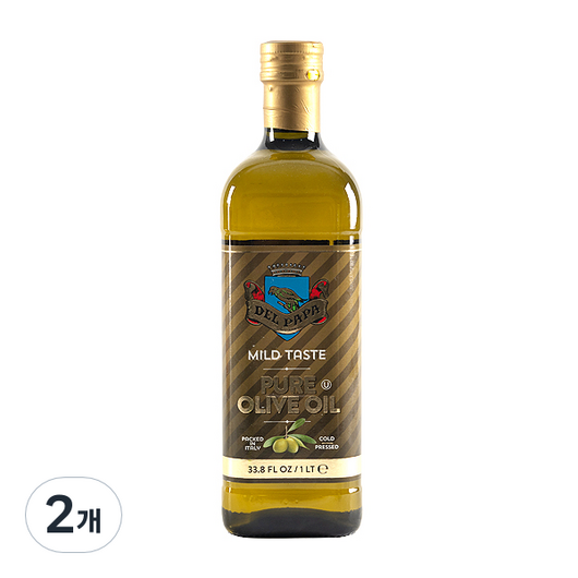 델파파 퓨어 올리브유, 1L, 2개