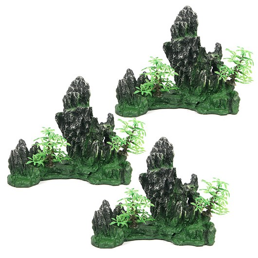 바위산장식 SH5071 세트 (3개) 청룡석