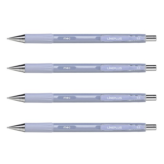 라인플러스 mec 제도샤프 라벤더, 4개, 1mm