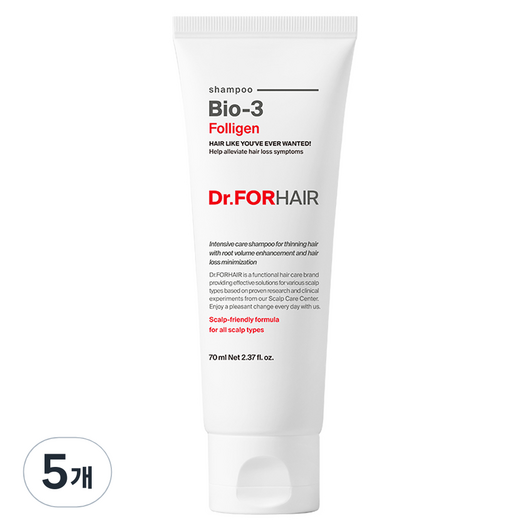 닥터포헤어 바이오3 샴푸, 70ml, 5개