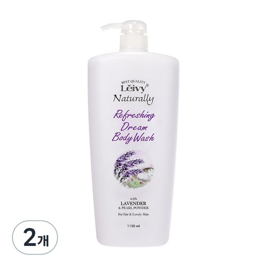 Leivy 라벤더 바디워시, 1L, 2개