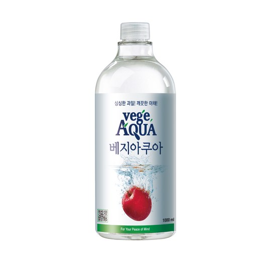 베지아쿠아 야채 과일 세정제, 1L, 1개
