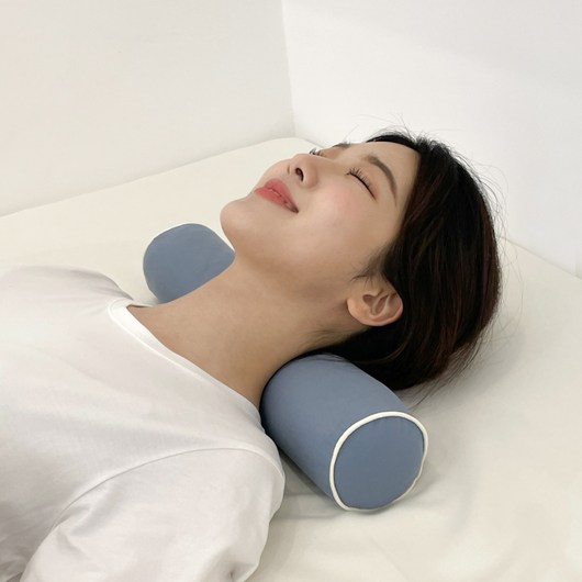 집콕 바이오비드폼 경추베개, 네이비, 1개