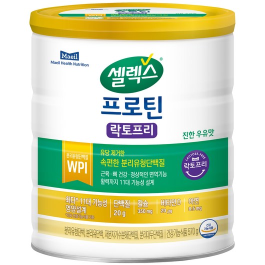 셀렉스 프로틴 락토프리 파우더, 570g, 1개