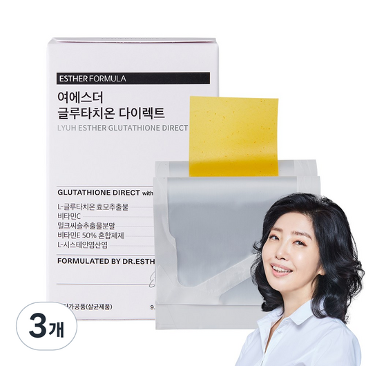 에스더포뮬러 여에스더 글루타치온 다이렉트 필름 30p, 10g, 3개