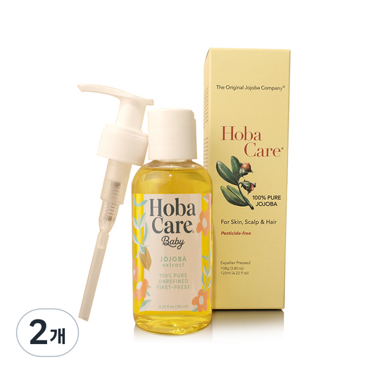 더호호바컴퍼니 베이비 호호바오일, 125ml, 2개