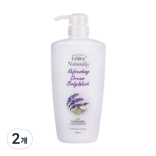 Leivy 바디워시 라벤더향, 2개, 500ml
