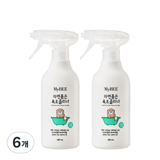 마이비 자연품은 욕조클리너, 485ml, 6개