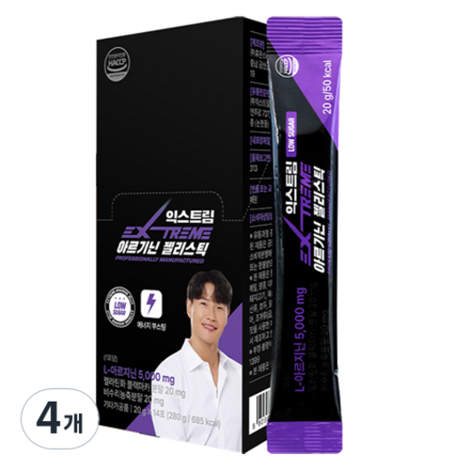 익스트림 아르기닌 젤리스틱 14p, 280g, 4개